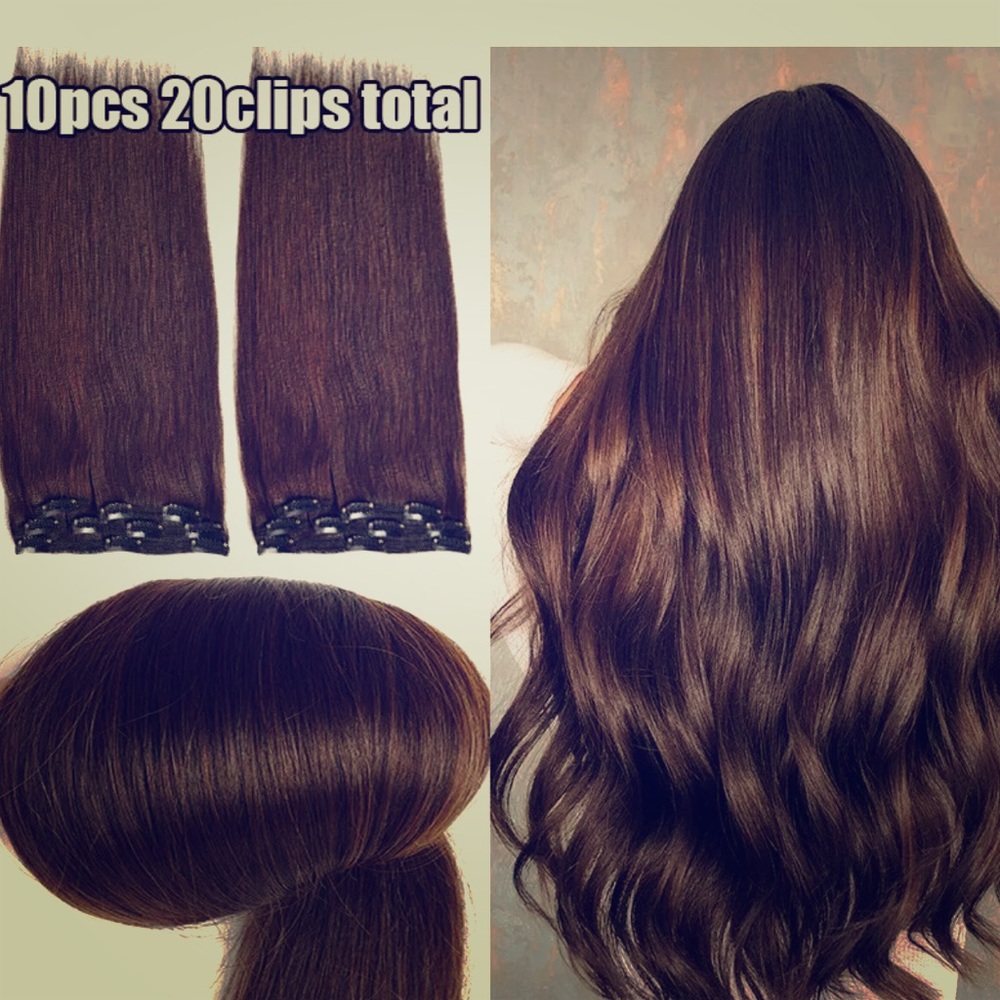 Brand new human hair clip in-extension